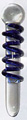 Gode en verre torsad&eacute; 6,5" - Spirex Glass Tix