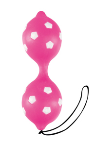 Boules duo rose vibrantes