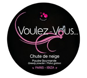 Poudre gourmande &laquo; Chute de neige &raquo; (Diff&eacute;rents parfums)
