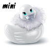 Canard Vibrant "Paris" Blanc (Petit Mod&egrave;le)