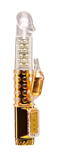 Vibromasseur Diamant et or